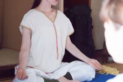 八王子ヨガ祭り「呼吸法〜音の瞑想」Saori & Sage(カリンバ演奏)